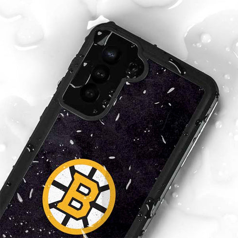 NHL Boston Bruins Distressed Galaxy S24 Waterproof Case